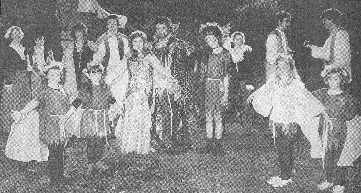 Our first cast, as pictured in The News